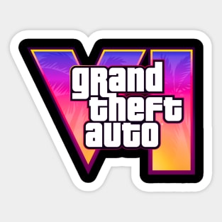 GTA VI New Merch Sticker